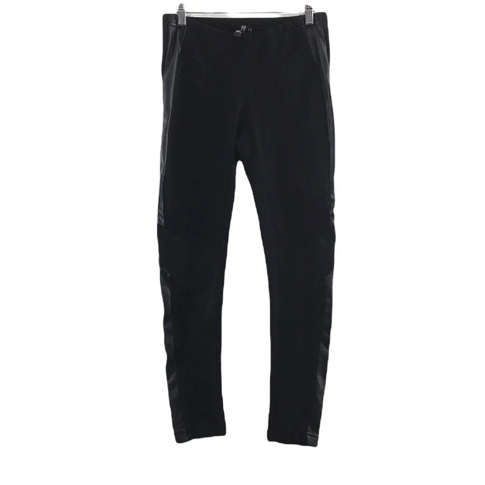 Yoana Baraschi Wonder Woman‎ Small Quilted Legging Moto Faux Leather Pants